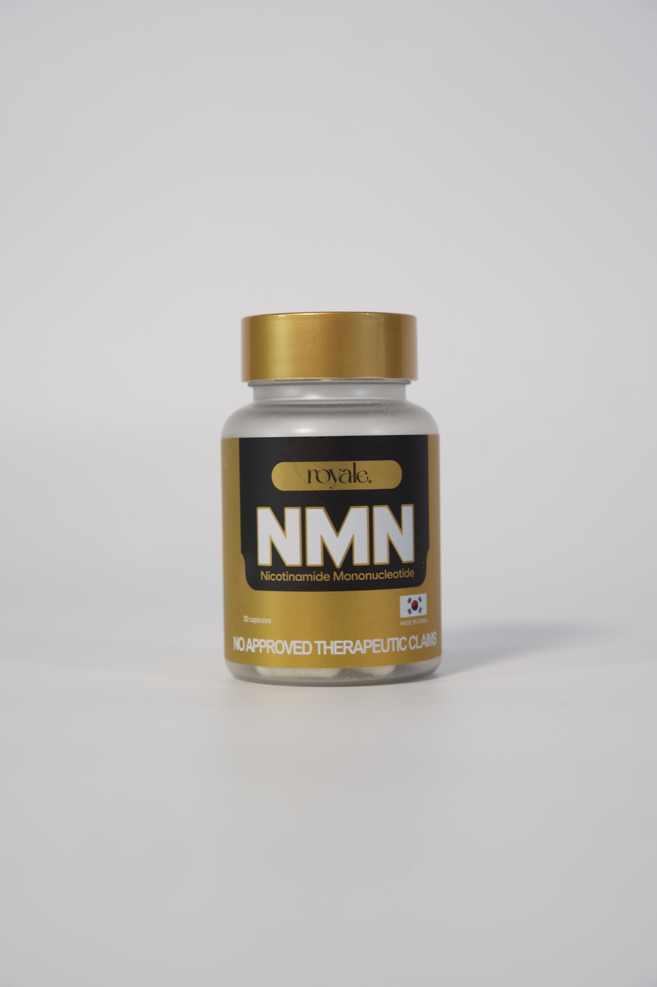 Royale NMN bottle with 30 capsules